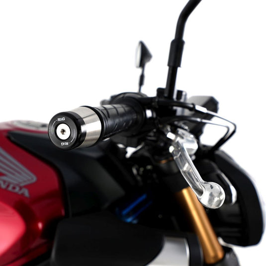 R&G Racing Black Bar End Sliders For 2019-2020 Honda CB650R Neo Sports Caf?