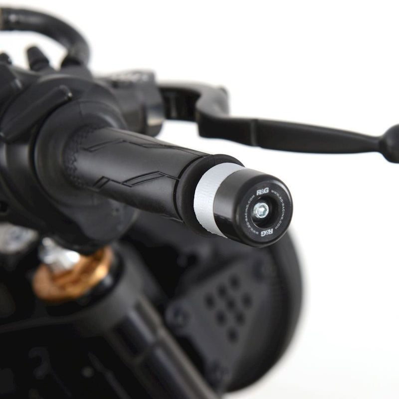 Load image into Gallery viewer, R&amp;G Racing Black Bar End Sliders For 2024-2024 Yamaha XSR900 GP
