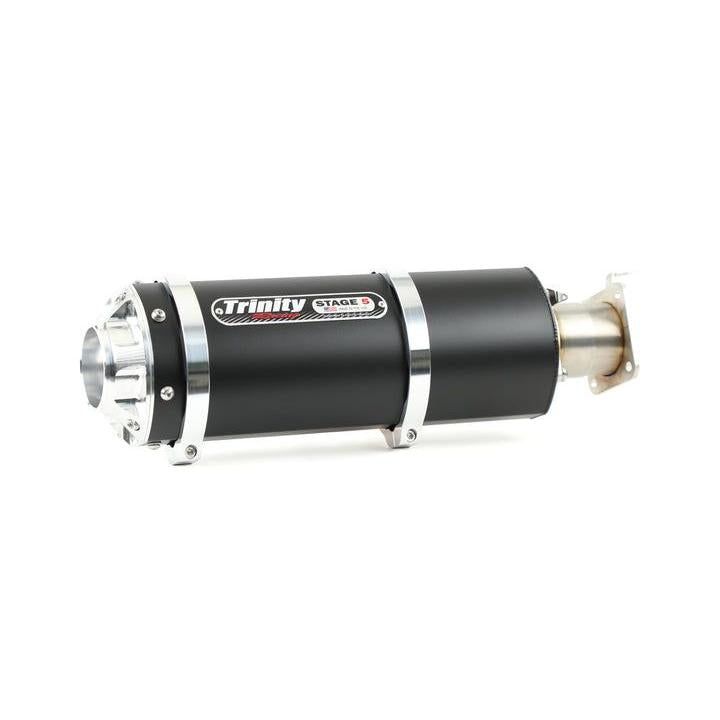 Load image into Gallery viewer, Trinity Racing Stage 5 Stinger Slip On Exhaust Black Muffler TR-4176S-BK
