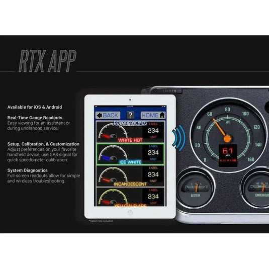 Dakota Digital 69-70 Ford Mustang Customizable Analog Gauge System RTX-69F-MUS-X