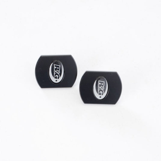 R&G Racing Black Frame Plug Pair For 2017-2021 Aprilia Shiver 900 FI0152BK