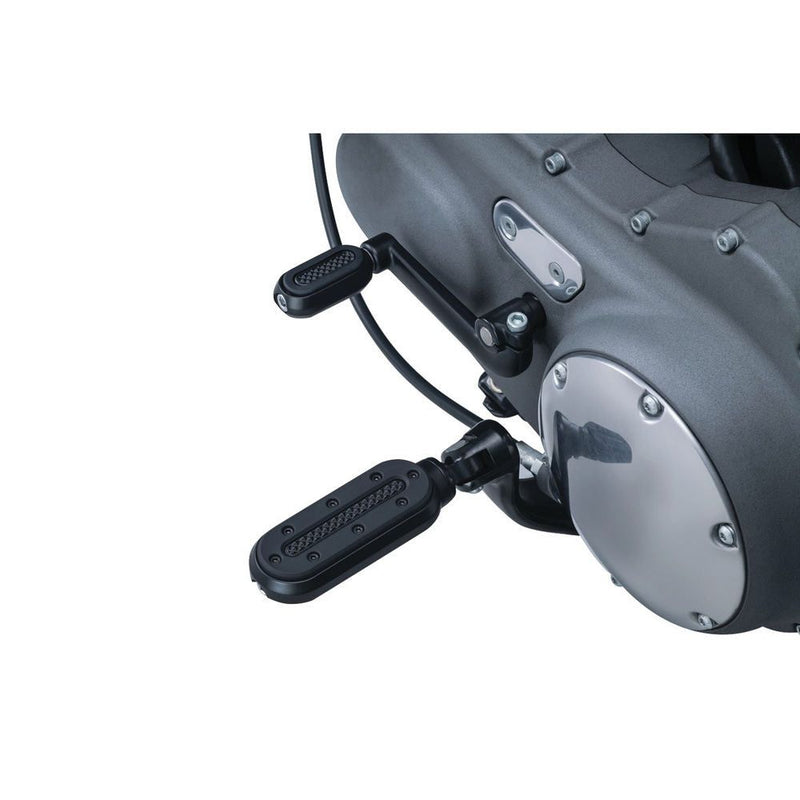 Load image into Gallery viewer, Kuryakyn Heavy Industry Footpegs Black 7032
