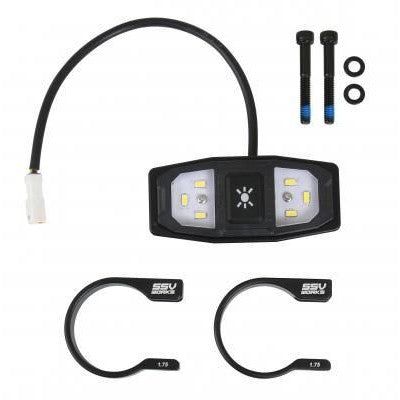 SSV Works Dome Light with Cage Clamps and Billet Mount With 1.75