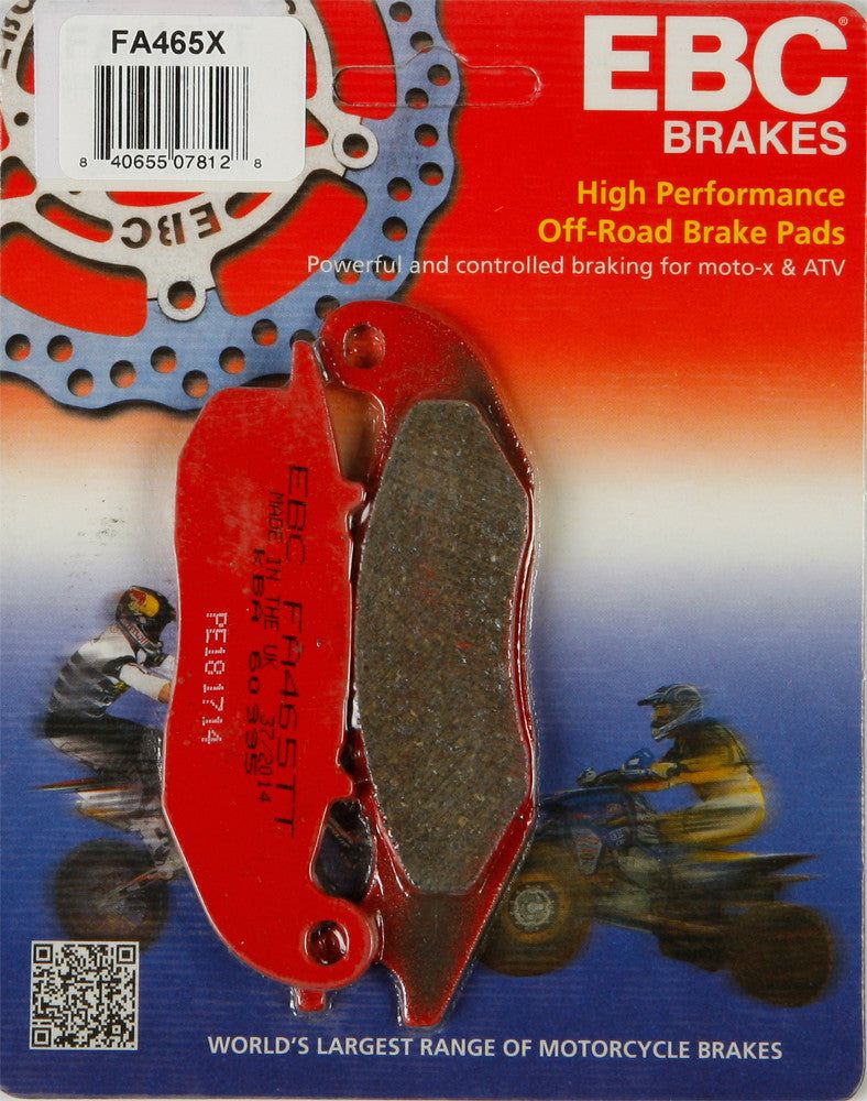 Load image into Gallery viewer, EBC 1 Pair Performance X-Series Carbon Brake Pads MPN FA465X
