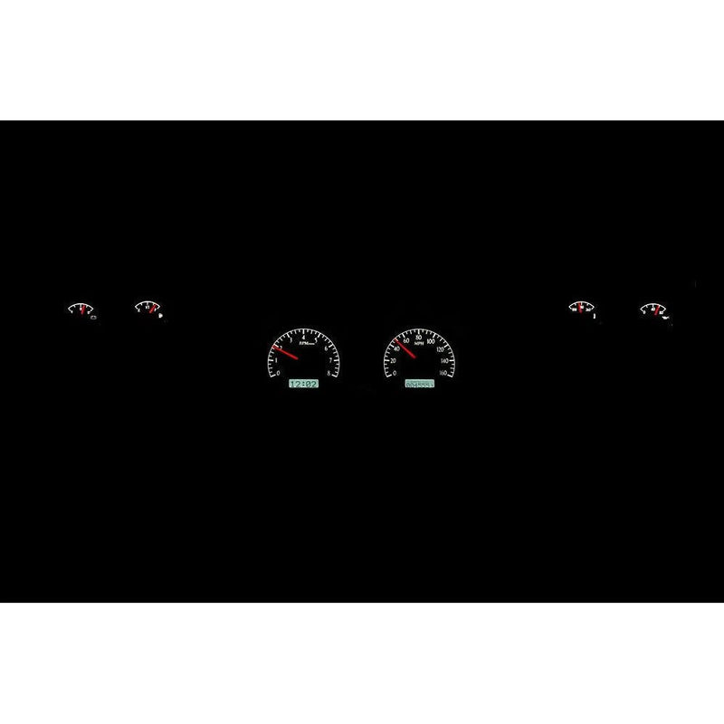 Load image into Gallery viewer, Dakota Digital 1973-1977 Chevrolet Malibu/Monte Carlo/El Camino/GMC Sprint VHX Black White Display Gauge Kit VHX-73C-CVL-K-W

