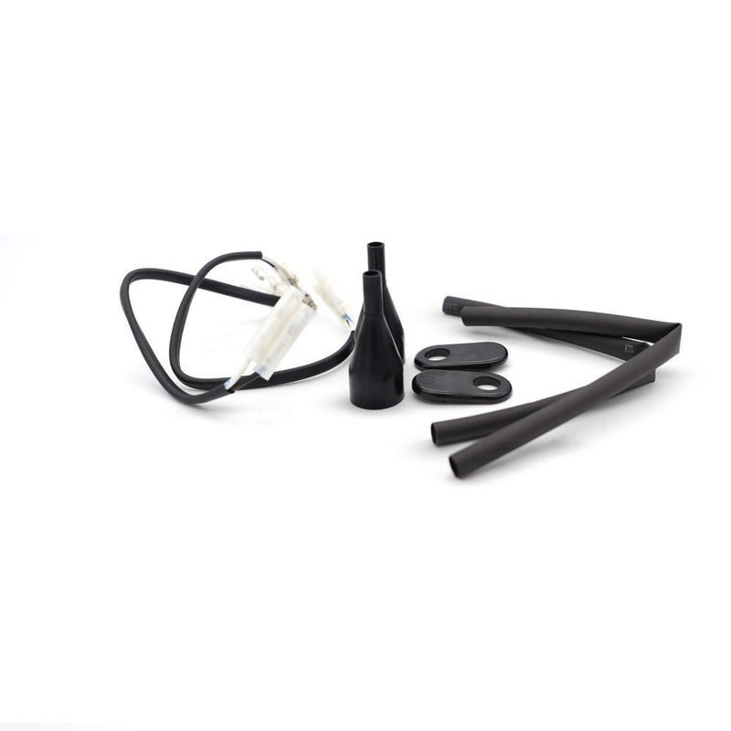 Load image into Gallery viewer, R&amp;G Racing Black Front Indicator Adapter Kit For 2021-2024 Triumph Tiger 850 Sport
