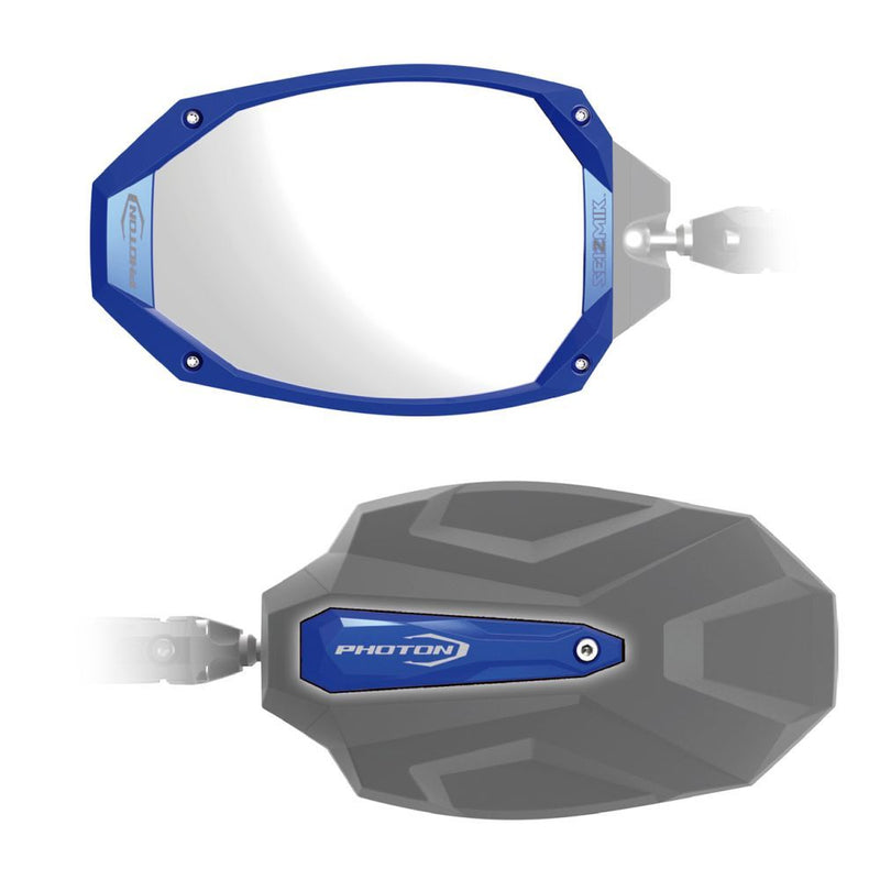 Load image into Gallery viewer, Seizmik Photon Side View Mirrors with Cast Aluminum Body &amp; Bezel 56-18109
