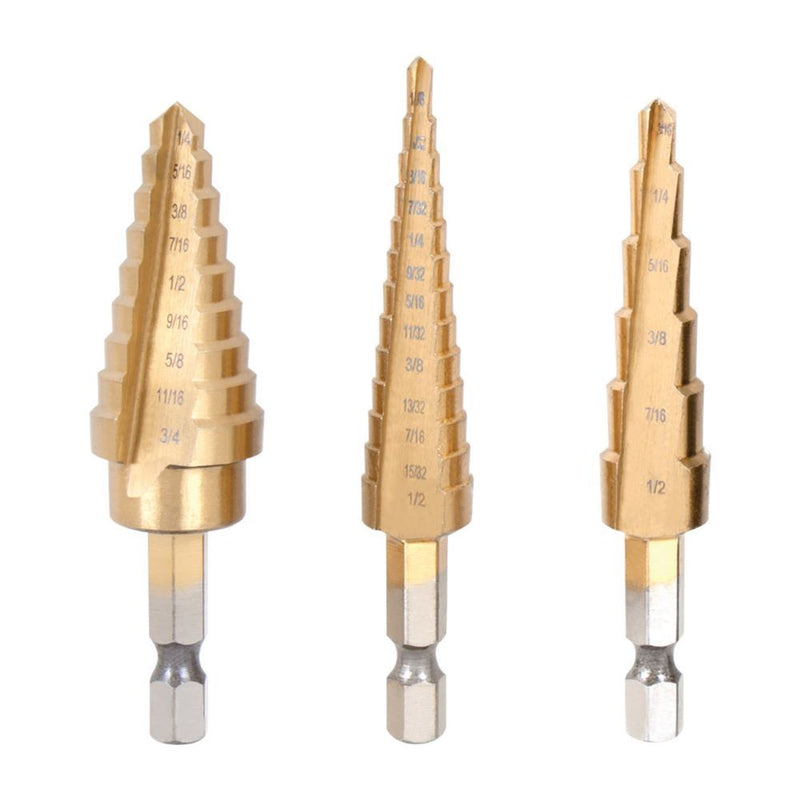 Load image into Gallery viewer, 3-Piece Step Drill Set
