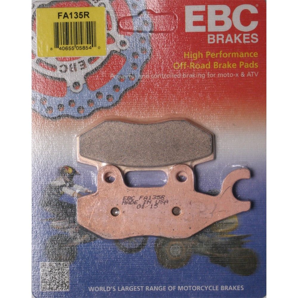 EBC 1 Pair Sintered R Series Heavy-Duty Brake Pads MPN FA135R
