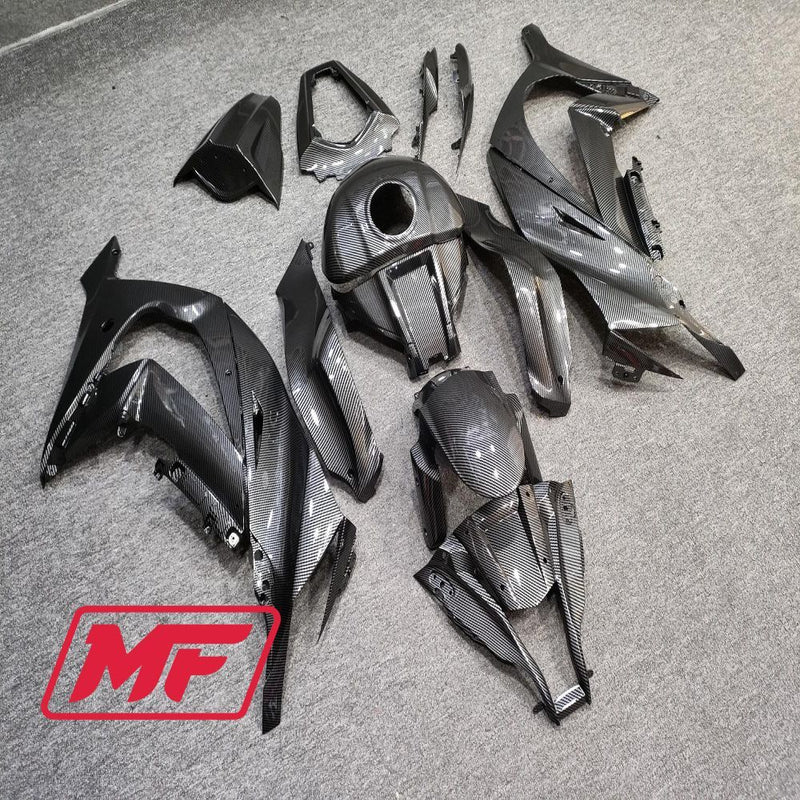 Load image into Gallery viewer, Monster Fairings Full Kit Kawasaki ZX-10R 11-15 Carbon Fiber Style + Windshield + Gas Tank Cover
