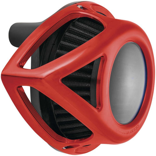 Arlen Ness Clear Tear Sucker Red Air Cleaner 18-904