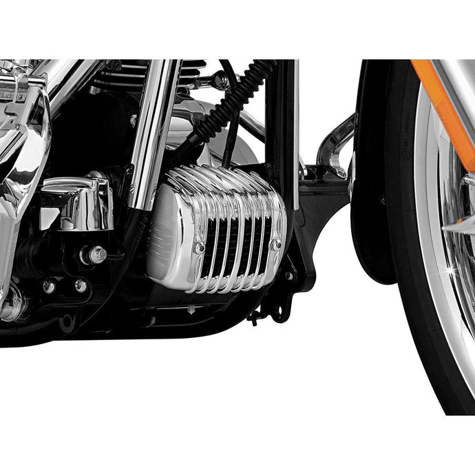 Harley-Davidson FLSTN Softail Deluxe 2005-2014Regulator Cover Chrome by Kuryakyn