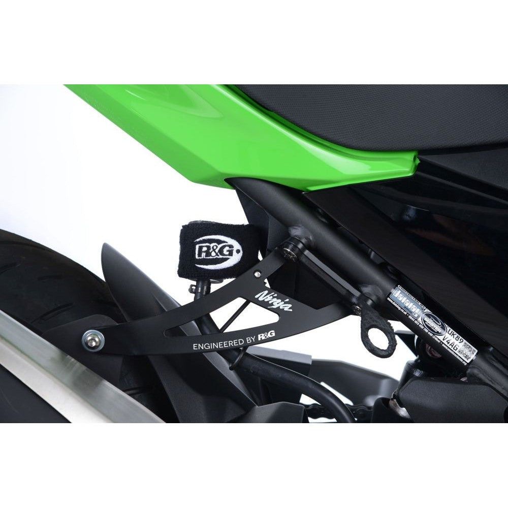 R&G Racing Black Exhaust Hanger For 2018-2024 Kawasaki Ninja 250