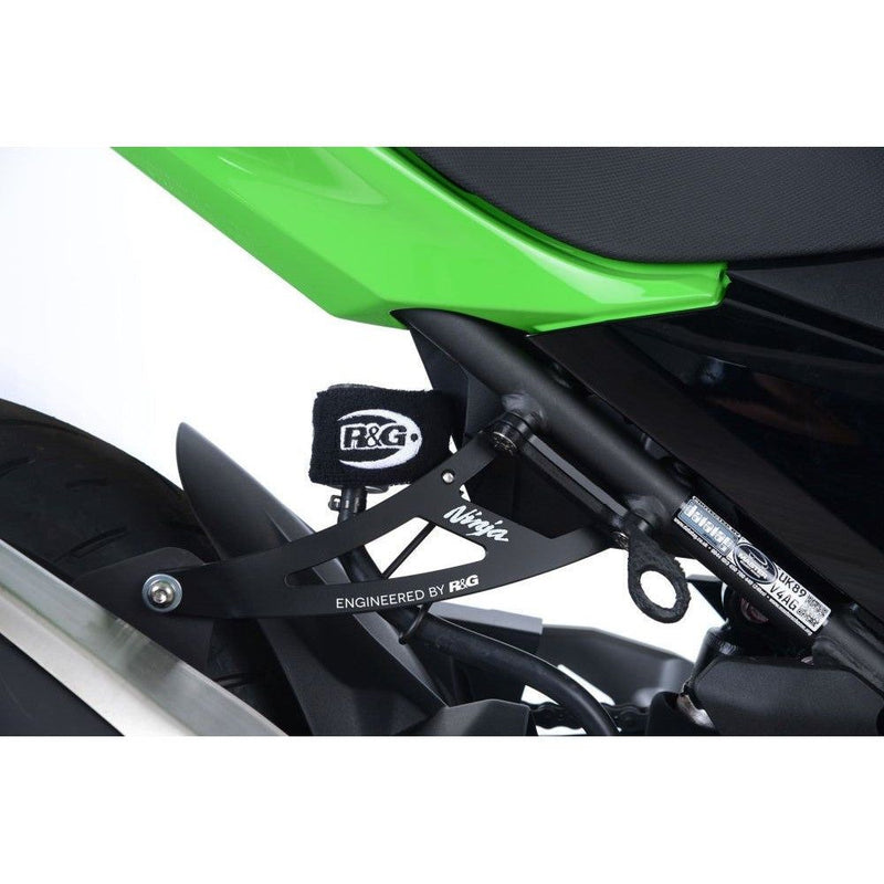 Load image into Gallery viewer, R&amp;G Racing Black Exhaust Hanger For 2018-2024 Kawasaki Ninja 250
