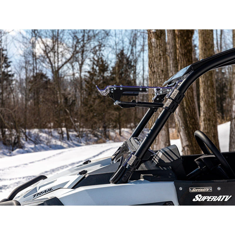 Load image into Gallery viewer, SuperATV Polaris RZR Trail 900 Scratch-Resistant Flip Windshield FWS-P-RZR900S-70
