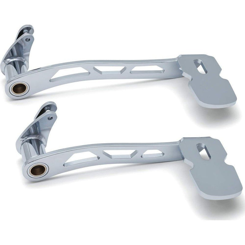 Load image into Gallery viewer, Kuryakyn Extended Brake Pedals W/ Lowers Chrome
