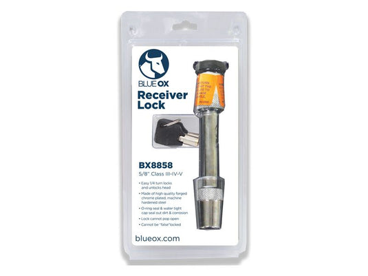 Blue Ox BX8858 Class III Receiver Lock, 5/8, 20K