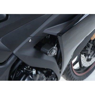 Load image into Gallery viewer, R&amp;G Racing Black Crash Protectors For 2015-2018 Yamaha YZF R3
