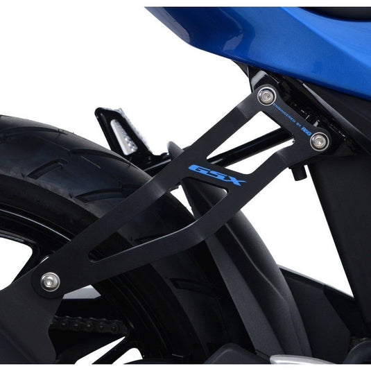 R&G Racing Blue Exhaust Hanger For 2017-2024 Suzuki GSX-R125