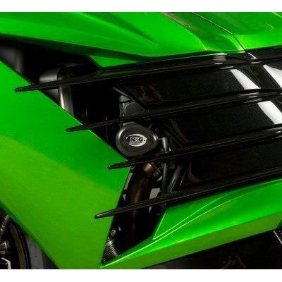 R&G Racing Black Aero Style Crash Protectors For 2012-2019 Kawasaki Ninja ZX14 ZX1400A
