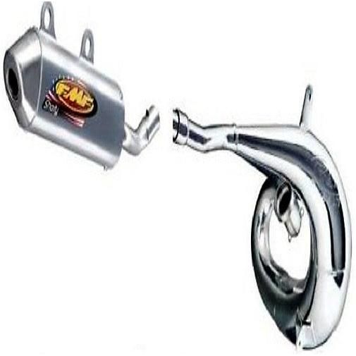 Load image into Gallery viewer, FMF GNARLY PIPE EXHAUST + SHORTY SILENCER 02 2002 HONDA CR250R CR250 CR 250
