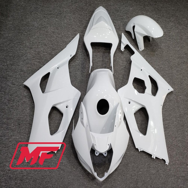 Load image into Gallery viewer, Monster Fairings Full Kit Suzuki GSXR1000 03-04 Gloss White + Windshield + Gas Tank Cover

