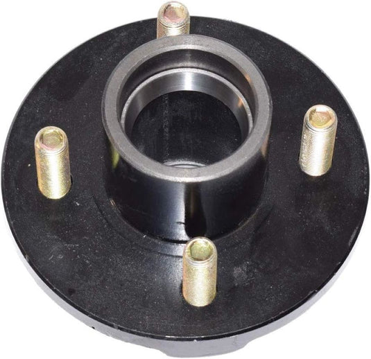 Hub Assembly For 2,000 lb Axle w/1" Straight Spindles - 4-Bolt on 4" Bolt Circle - With EZ Lube Dust Cap