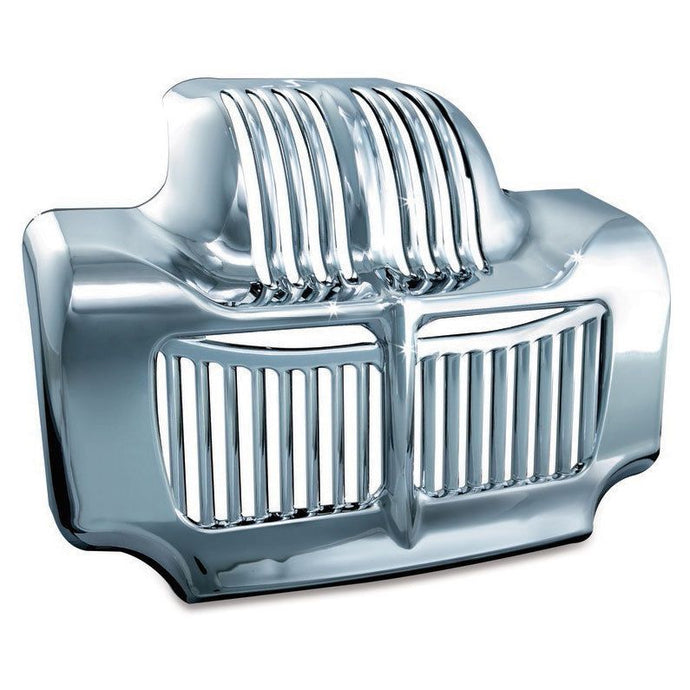 Kuryakyn Front Chrome Plated Engine Oil Cooler Cover Trim Harley Touring Bagger
