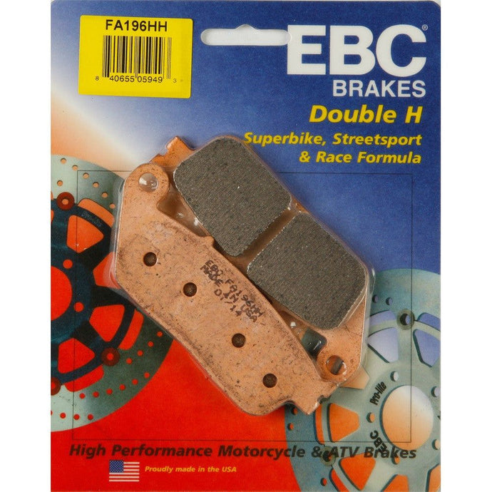 EBC 1 Pair Sintered HH Race Formula Brake Pads MPN FA196HH