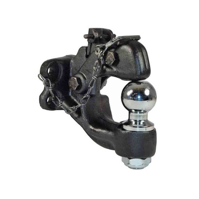Load image into Gallery viewer, Combination Pintle Hook with 2 Inch Ball, Mounting Plate and Hardware
