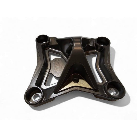 Elektric Offroad Gun Metal Gray Radius Rod Plate With Tow Hook For Can-Am Maverick X3 2017-2021