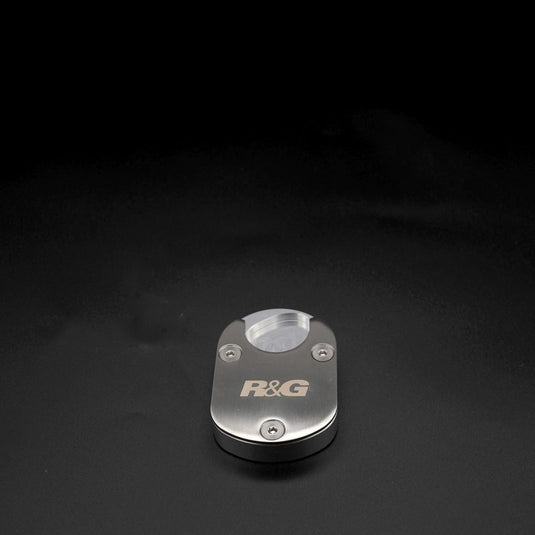 R&G Racing Silver Kickstand Shoe For 2024-2025 Aprilia RS457