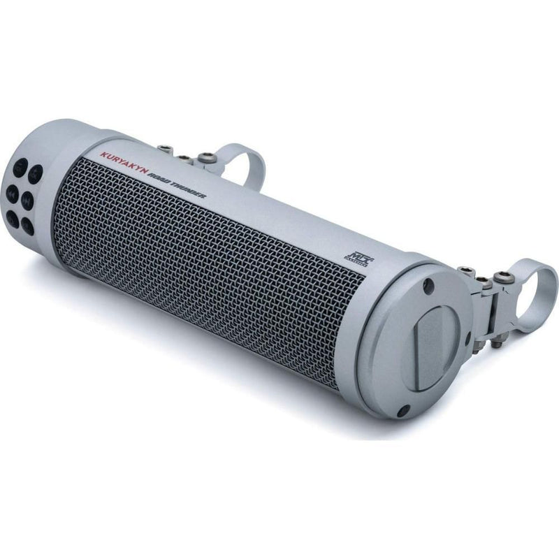 Load image into Gallery viewer, Kuryakyn RoadThunder Sound Bar Plus by MTX Satin Silver
