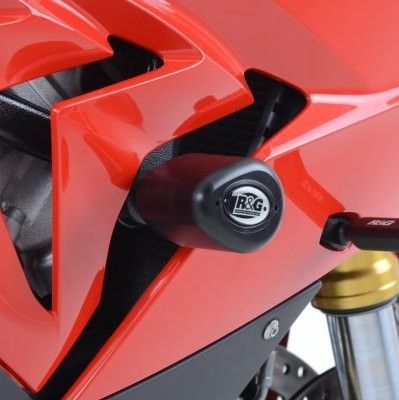 Load image into Gallery viewer, R&amp;G Racing Black Aero Style Crash Protectors For 2015-2018 BMW S1000RR CP0382BL
