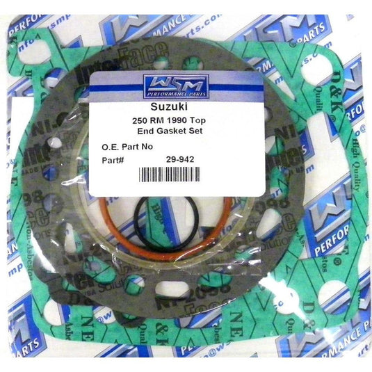 WSM Top End Gasket Kit For Suzuki 250 RM 1990 29-942