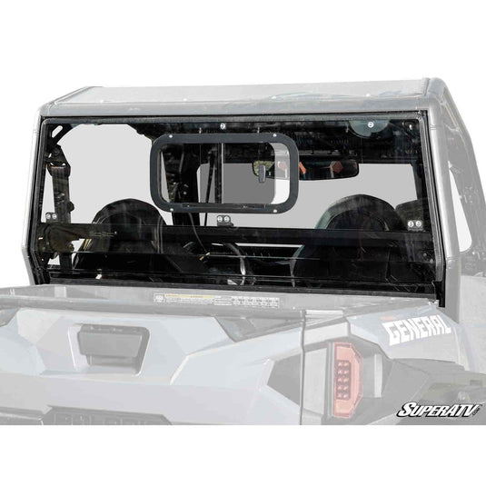 SuperATV Polaris General 1000 Sliding Rear Windshield RWS-P-GEN-SGW-76