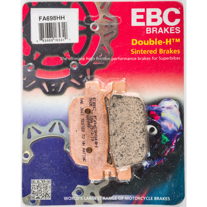 Load image into Gallery viewer, EBC 1 Pair Sintered HH Race Formula Brake Pads MPN FA698HH
