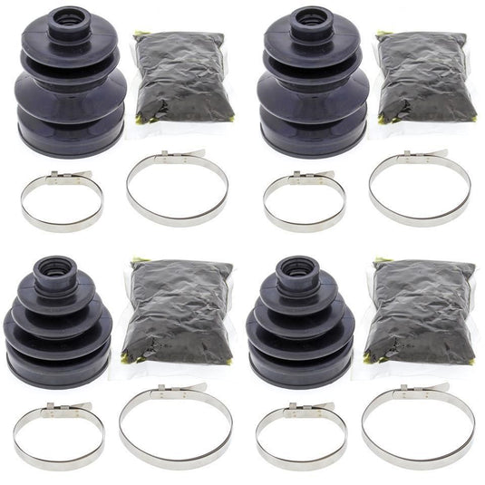 Complete Front Inner & Outer CV Boot Repair Kit for Yamaha 660 RHINO 2006-2007