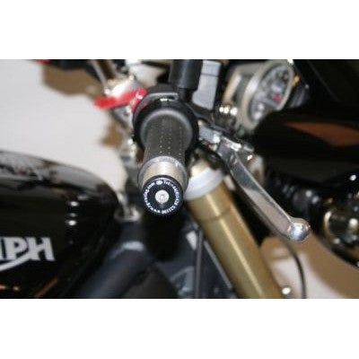 R&G Racing Black Bar End Sliders For 1983 Triumph Daytona 600