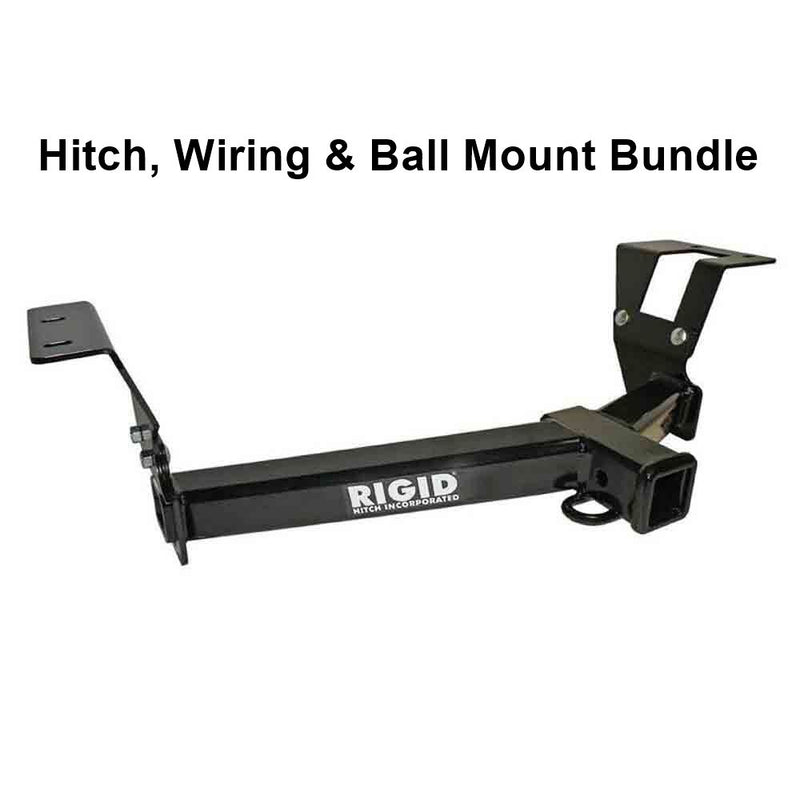 Load image into Gallery viewer, Rigid Hitch (R3-0382) Class III 2 Inch Receiver Trailer Hitch Bundle - Includes Ball Mount and Custom Wiring Harness fits 2007-2011 Honda CR-V
