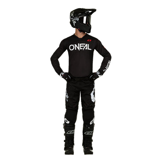 Motocross Jersey 242 O'Neal Hardwear Elite Classic Black Motocross Jersey