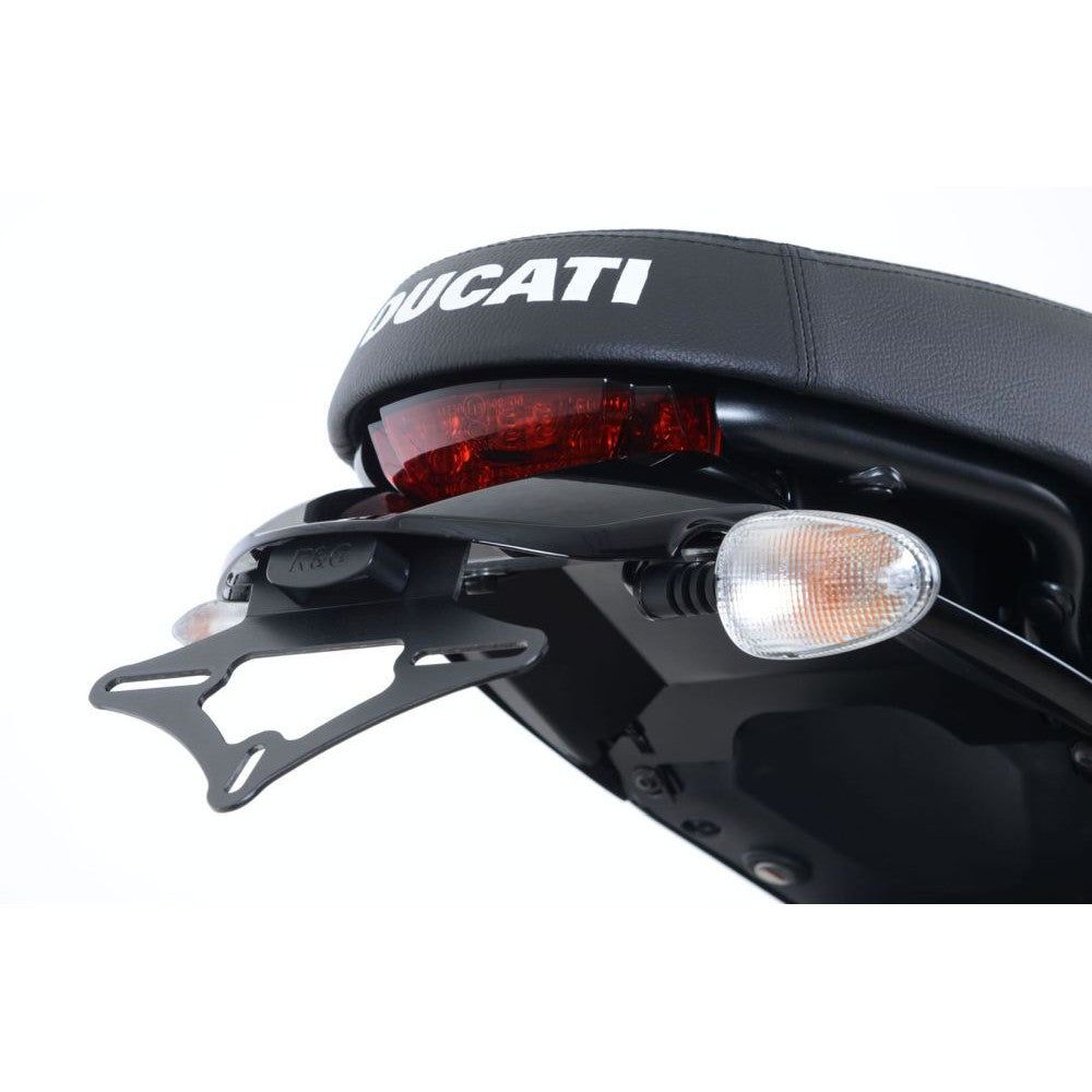 R&G Racing Black Tail Tidy License Plate Holder For 2016-2020 Ducati Scrambler Sixty2