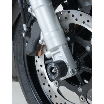 Load image into Gallery viewer, R&amp;G Racing Black Fork Protectors For 2006-2015 Yamaha FJR1300A ABS FP0142BK
