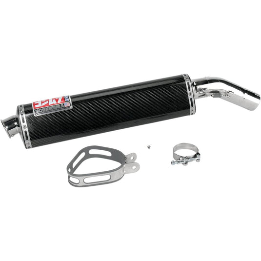 Suzuki SV650 2004-2010 TRS Race Slip-On Muffler Carbon & SS by Yoshimura