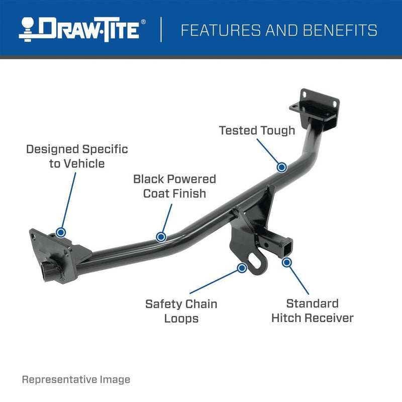 Load image into Gallery viewer, Draw-Tite Class II 1-1/4&quot; Custom Fit Trailer Hitch Receiver fits Select Dodge Magnum, Charger, Challenger &amp; Chrysler 300 Models
