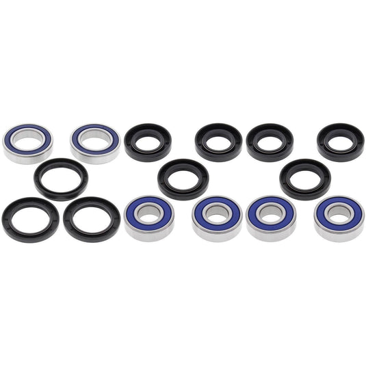 Complete Bearing Kit for Front and Rear Wheels fit Suzuki LT-185 84-87