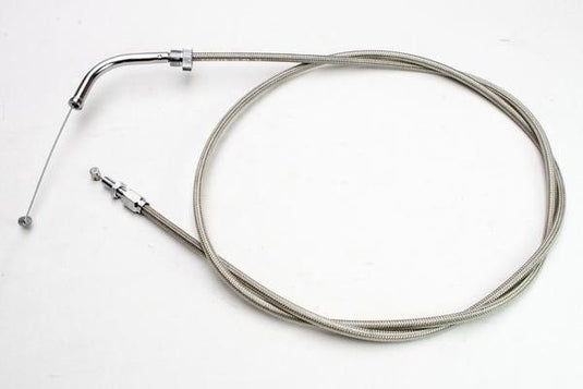 Motion Pro Stainless Steel Armor Coat Throttle Pull Cable Plus 2