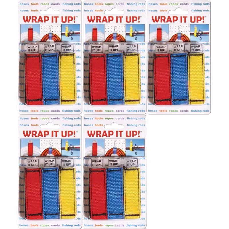 Load image into Gallery viewer, Set of 5 Wrap It Up, 3 / Blister, 1 Red, 1 Yellow, 1 Blue
