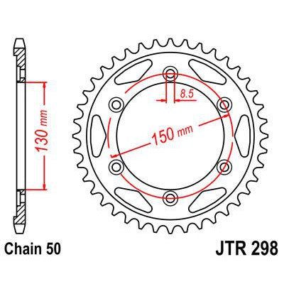 Load image into Gallery viewer, Front &amp; Rear Sprocket Kit for HONDA NS400 R-NC19 85-88 JT Sprockets
