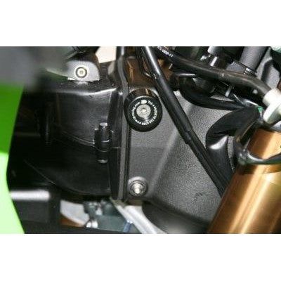 Load image into Gallery viewer, R&amp;G Racing Black Lockstop Savers For 2004-2005 Kawasaki Ninja ZX10R ZX1000C
